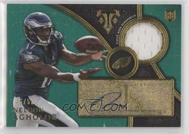 2015 Topps Triple Threads - Rookie Autograph Relics - Emerald #TTRAR-NA - Nelson Agholor /50