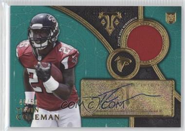 2015 Topps Triple Threads - Rookie Autograph Relics - Emerald #TTRAR-TCO - Tevin Coleman /50