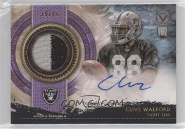2015 Topps Valor - Shield of Honor Autograph Patches - Strength #SHA-CW - Clive Walford /75