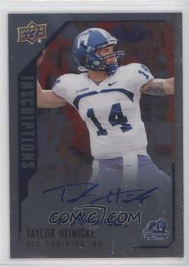 2015 Upper Deck Inscriptions - [Base] #TH - Taylor Heinicke