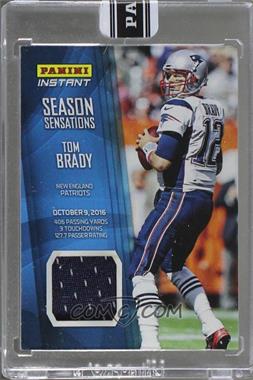 2016-17 Panini Instant NFL - Season Sensations - Relics #SS3 - Tom Brady /25 [Uncirculated]