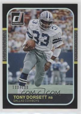 2016 Donruss - 1987 Classics - Holo #20 - Tony Dorsett /100