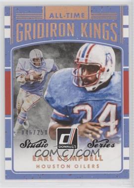 2016 Donruss - All-Time Gridiron Kings - Studio Series #20 - Earl Campbell /250