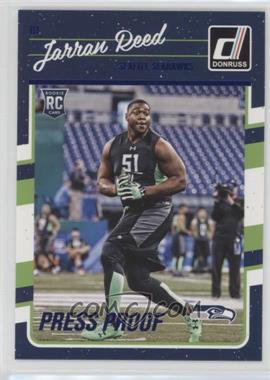 2016 Donruss - [Base] - Press Proof Blue #320 - Rookies - Jarran Reed