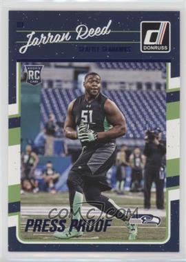 2016 Donruss - [Base] - Press Proof Blue #320 - Rookies - Jarran Reed