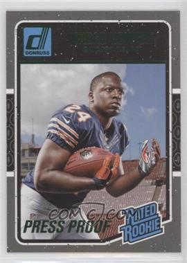 2016 Donruss - [Base] - Press Proof Green #377 - Rated Rookies - Jordan Howard