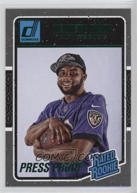 2016 Donruss - [Base] - Press Proof Green #380 - Rated Rookies - Kenneth Dixon