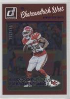 Charcandrick West #/214