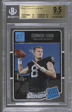 2016 Donruss - [Base] #360 - Rated Rookies - Connor Cook [BGS 9.5 GEM MINT]