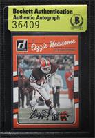 Ozzie Newsome [BAS Beckett Auth Sticker]