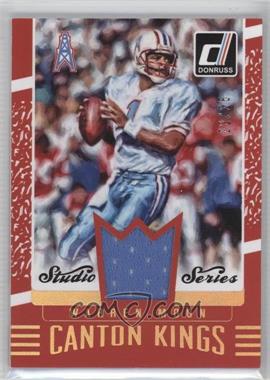 2016 Donruss - Canton Kings Jerseys - Studio Series #20 - Warren Moon /25