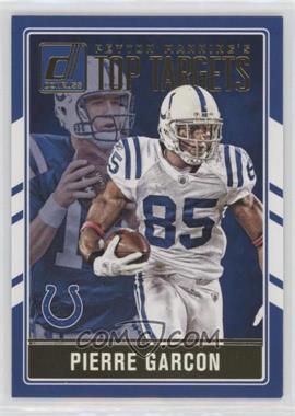 2016 Donruss - Peyton Manning's Top Targets #10 - Peyton Manning, Pierre Garcon