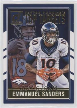 2016 Donruss - Peyton Manning's Top Targets #7 - Peyton Manning, Emmanuel Sanders