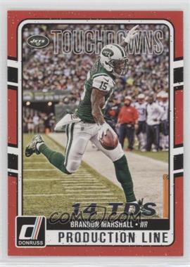 2016 Donruss - Production Line Touchdowns #6 - Brandon Marshall