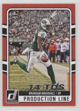 2016 Donruss - Production Line Touchdowns #6 - Brandon Marshall