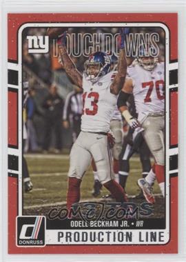 2016 Donruss - Production Line Touchdowns #8 - Odell Beckham Jr.