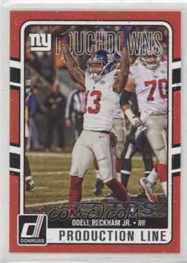 2016 Donruss - Production Line Touchdowns #8 - Odell Beckham Jr.