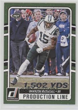 2016 Donruss - Production Line Yardage #9 - Brandon Marshall