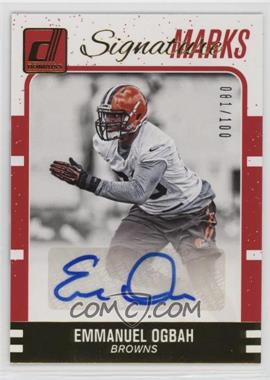 2016 Donruss - Signature Marks #27 - Emmanuel Ogbah /100