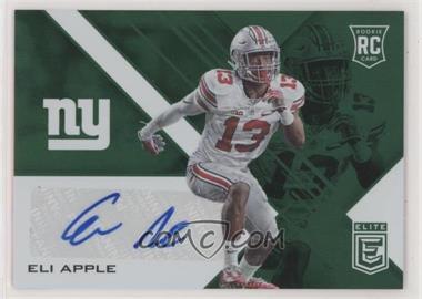 2016 Donruss Elite - Elite Rookie Autographs - Green #ERA-EA - Eli Apple