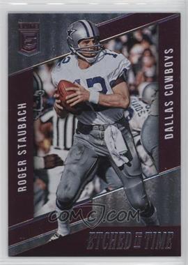 2016 Donruss Elite - Etched in Time - Purple #ET-RS - Roger Staubach /49