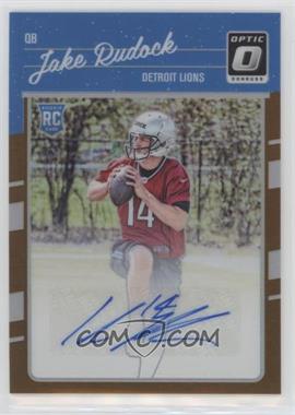 2016 Donruss Optic - [Base] - Bronze Signatures #118 - Jake Rudock