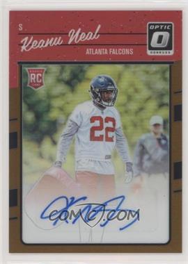 2016 Donruss Optic - [Base] - Bronze Signatures #125 - Keanu Neal