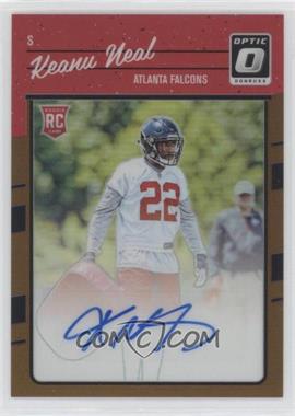 2016 Donruss Optic - [Base] - Bronze Signatures #125 - Keanu Neal