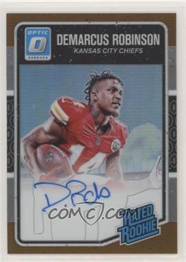 2016 Donruss Optic - [Base] - Bronze Signatures #164 - Rated Rookie - Demarcus Robinson