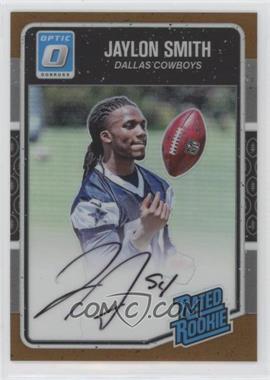 2016 Donruss Optic - [Base] - Bronze Signatures #173 - Rated Rookie - Jaylon Smith