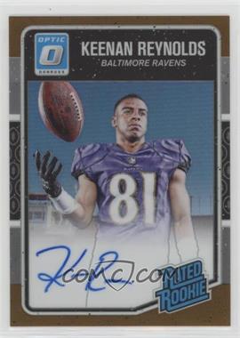 2016 Donruss Optic - [Base] - Bronze Signatures #179 - Rated Rookie - Keenan Reynolds