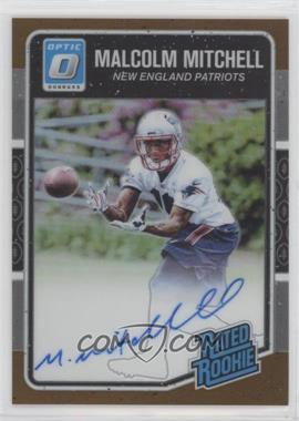 2016 Donruss Optic - [Base] - Bronze Signatures #185 - Rated Rookie - Malcolm Mitchell