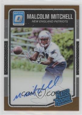 2016 Donruss Optic - [Base] - Bronze Signatures #185 - Rated Rookie - Malcolm Mitchell