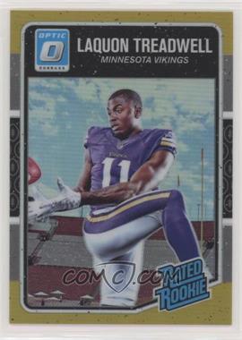 2016 Donruss Optic - [Base] - Gold #183 - Rated Rookie - Laquon Treadwell /10