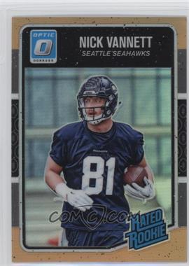 2016 Donruss Optic - [Base] - Orange #188 - Rated Rookie - Nick Vannett /199