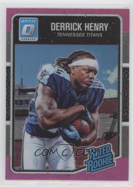 2016 Donruss Optic - [Base] - Pink #165 - Rated Rookie - Derrick Henry