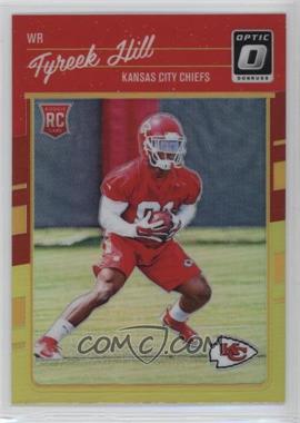 2016 Donruss Optic - [Base] - Red and Yellow #117 - Rookies - Tyreek Hill