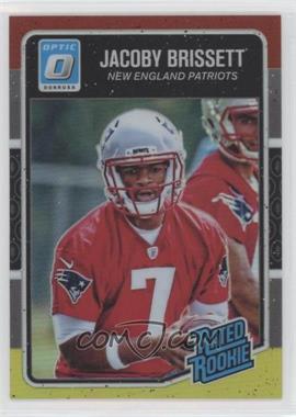 2016 Donruss Optic - [Base] - Red and Yellow #170 - Rated Rookie - Jacoby Brissett