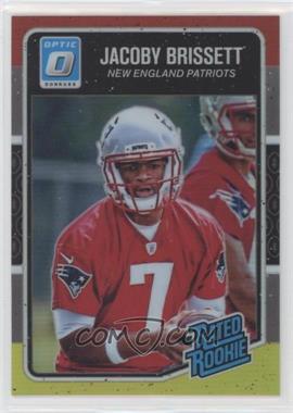 2016 Donruss Optic - [Base] - Red and Yellow #170 - Rated Rookie - Jacoby Brissett