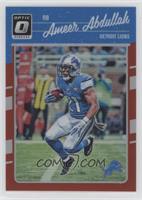 Ameer Abdullah #/99