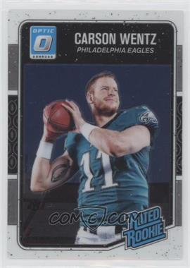 2016 Donruss Optic - [Base] #156 - Rated Rookie - Carson Wentz