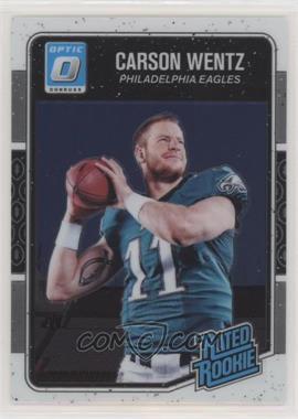 2016 Donruss Optic - [Base] #156 - Rated Rookie - Carson Wentz