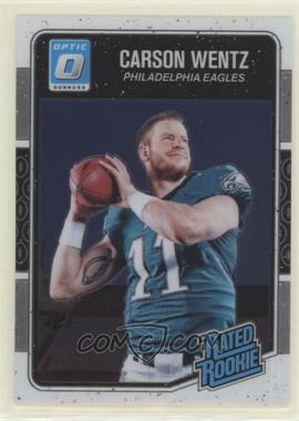 2016 Donruss Optic - [Base] #156 - Rated Rookie - Carson Wentz