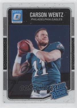 2016 Donruss Optic - [Base] #156 - Rated Rookie - Carson Wentz