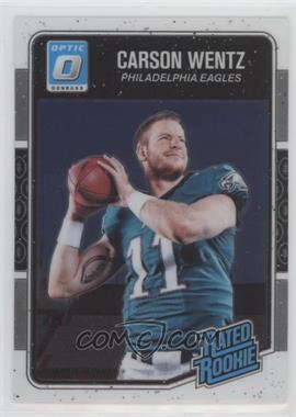 2016 Donruss Optic - [Base] #156 - Rated Rookie - Carson Wentz