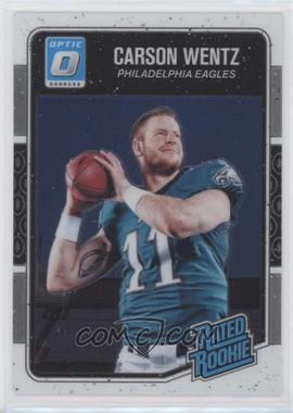 2016 Donruss Optic - [Base] #156 - Rated Rookie - Carson Wentz