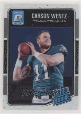 2016 Donruss Optic - [Base] #156 - Rated Rookie - Carson Wentz