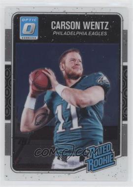 2016 Donruss Optic - [Base] #156 - Rated Rookie - Carson Wentz