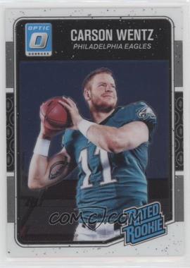 2016 Donruss Optic - [Base] #156 - Rated Rookie - Carson Wentz