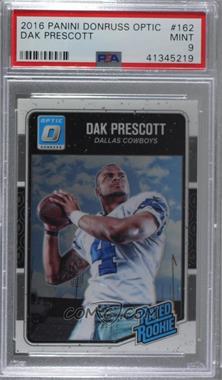 2016 Donruss Optic - [Base] #162 - Rated Rookie - Dak Prescott [PSA 9 MINT]